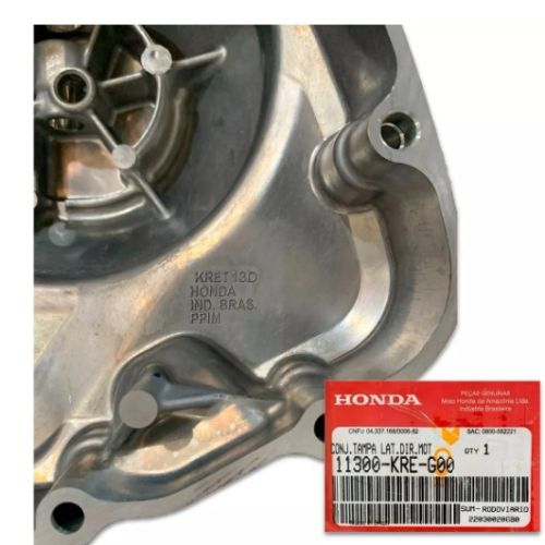 TAMPA MOTOR EMBREAGEM CG TITAN FAN 160 ORIGINAL HONDA - Foto 2